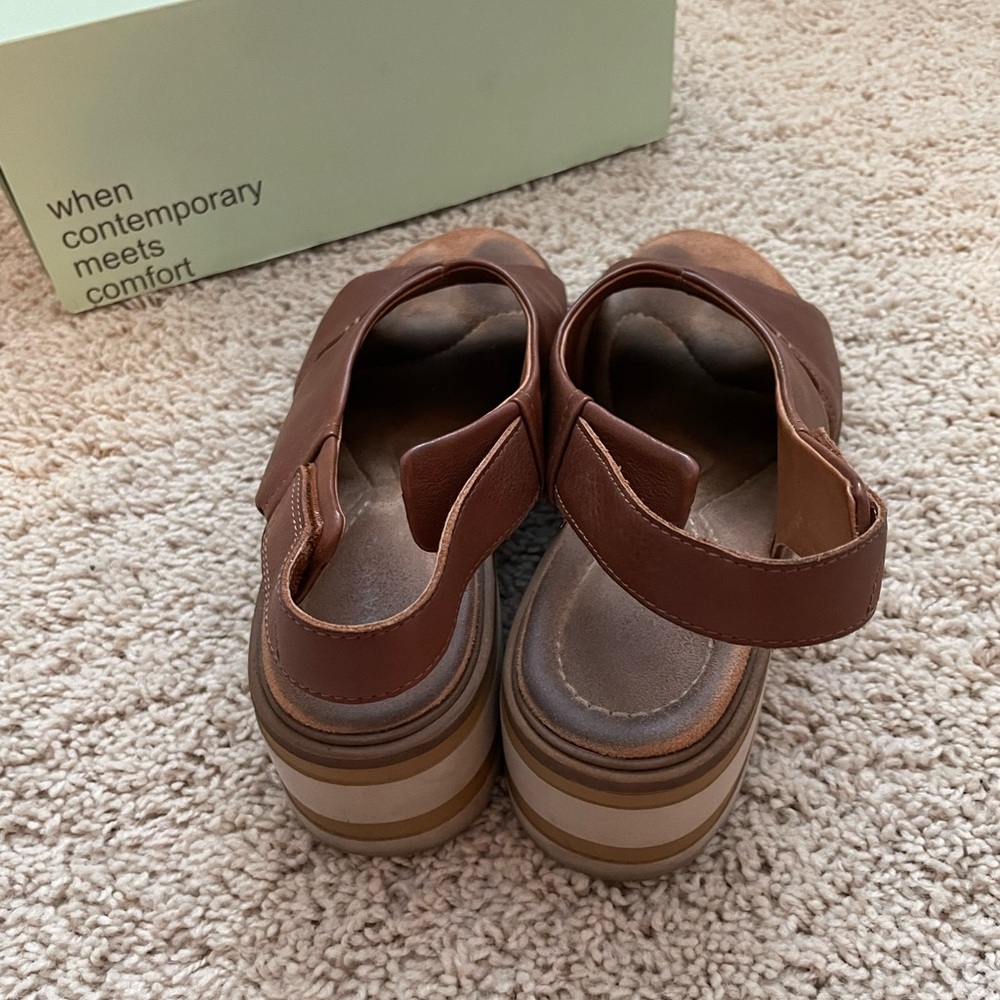 Salvia Haley Cuoio Cowhide Nappa Sandals, Size 40 View 4